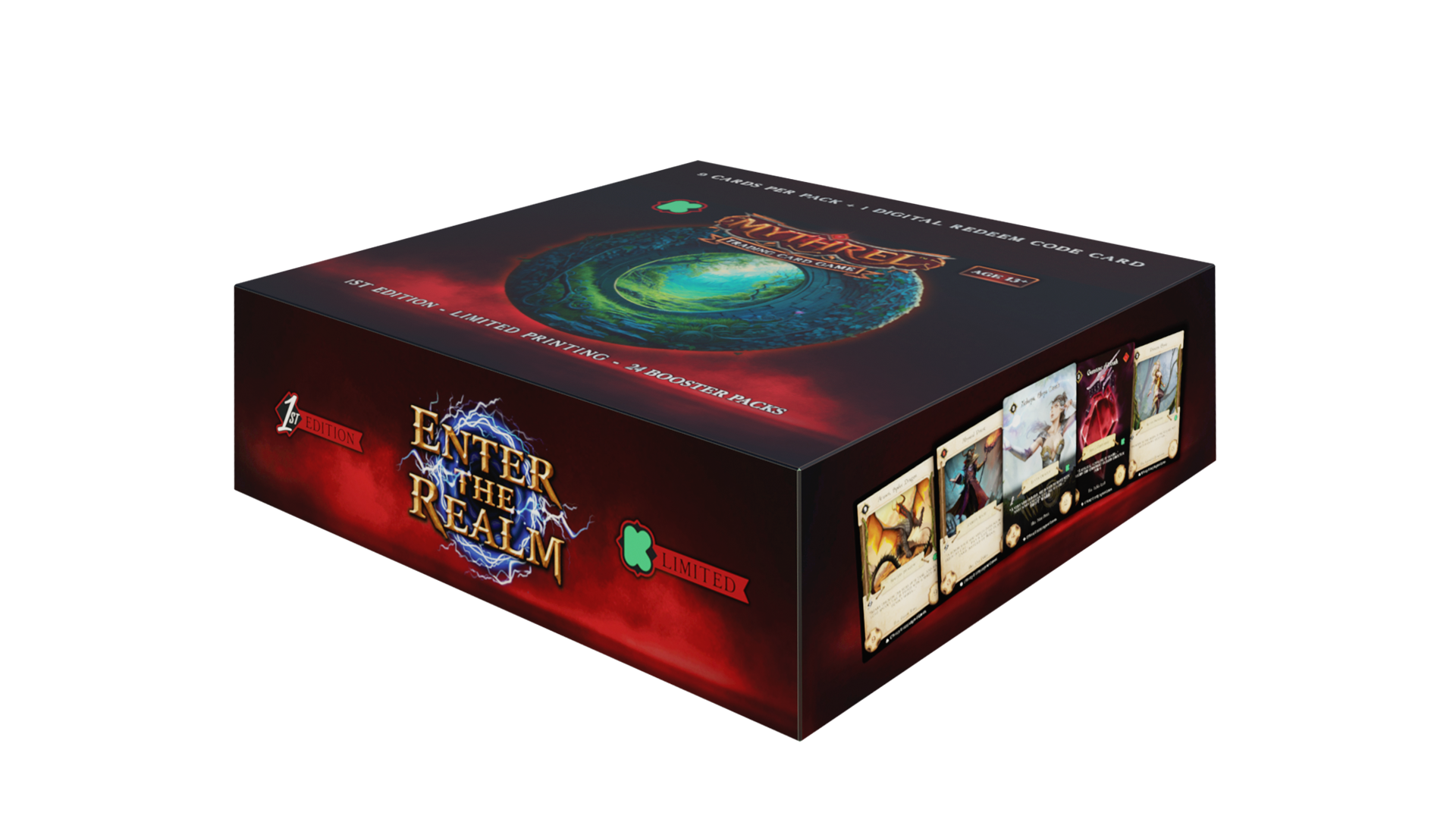 Mythrel Enter The Realm 1st Edition Kickstarter booster box